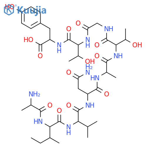 L-Tyrosine,L-alanyl-L-isoleucyl-L-valyl-L-asparaginyl-L-alanyl-L-threonylglycyl-L-threonyl- structure