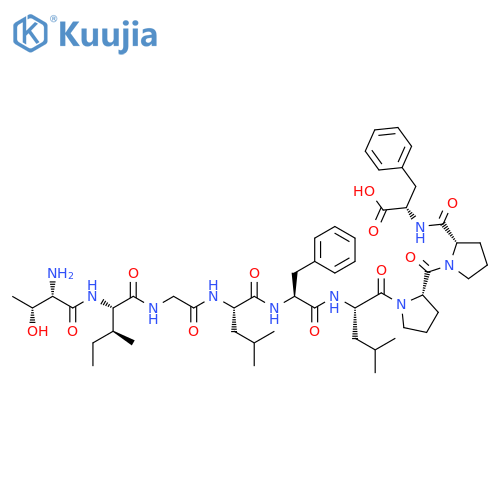 L-Phenylalanine,L-threonyl-L-isoleucylglycyl-L-leucyl-L-phenylalanyl-L-leucyl-L-prolyl-L-prolyl- structure