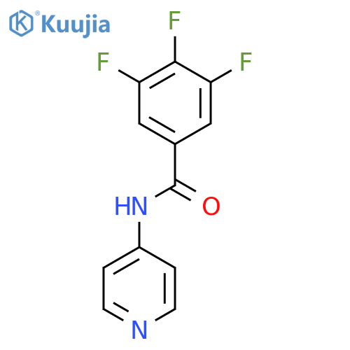 Benzamide, 3,4,5-trifluoro-N-4-pyridinyl- (9CI) structure