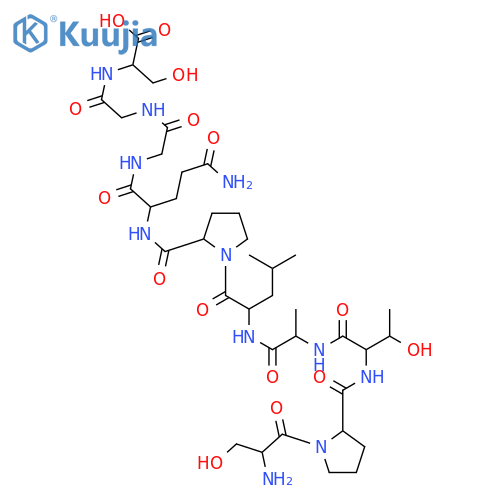 L-Serine,L-seryl-L-prolyl-L-threonyl-L-alanyl-L-leucyl-L-prolyl-L-glutaminylglycylglycyl- structure