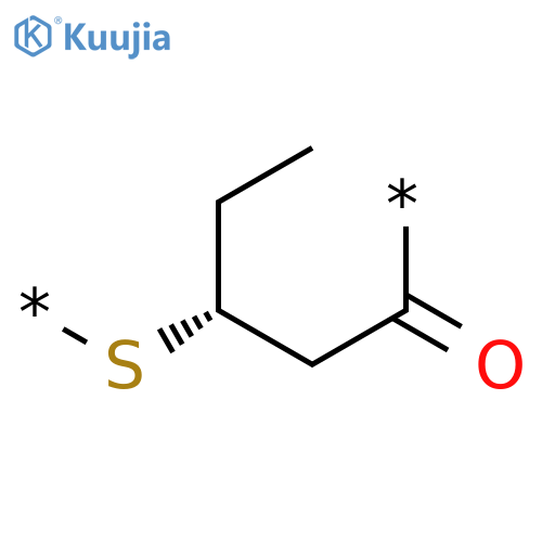 Poly[thio[(1R)-1-ethyl-3-oxo-1,3-propanediyl]] structure