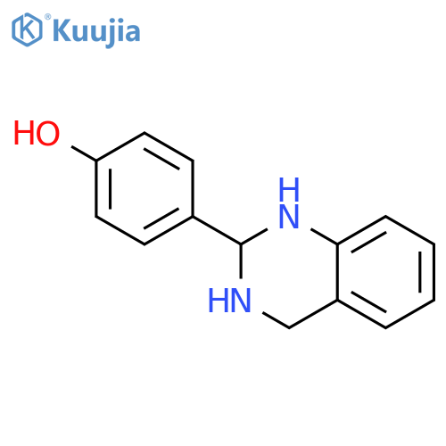 4-(1,2,3,4-tetrahydroquinazolin-2-yl)phenol structure