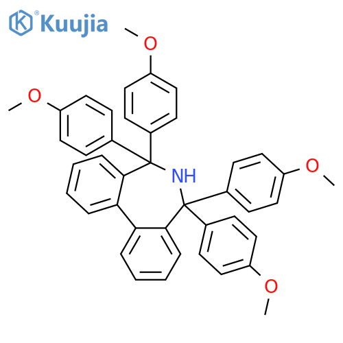 5H-DIBENZ[C,E]AZEPINE, 6,7-DIHYDRO-5,5,7,7-TETRAKIS(4-METHOXYPHENYL)- structure