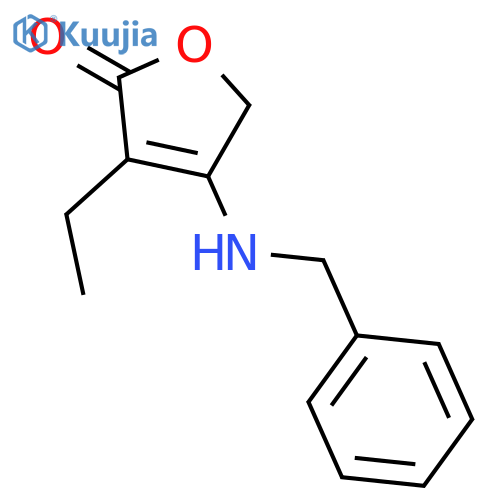 2(5H)-Furanone,3-ethyl-4-[(phenylmethyl)amino]-(9CI) structure