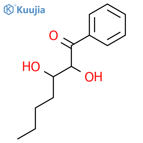 1-Heptanone, 2,3-dihydroxy-1-phenyl-, (2S,3R)- structure