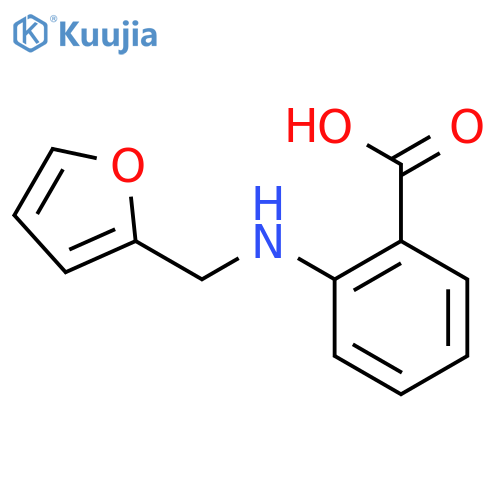 2-(furan-2-ylmethyl)aminobenzoic Acid structure