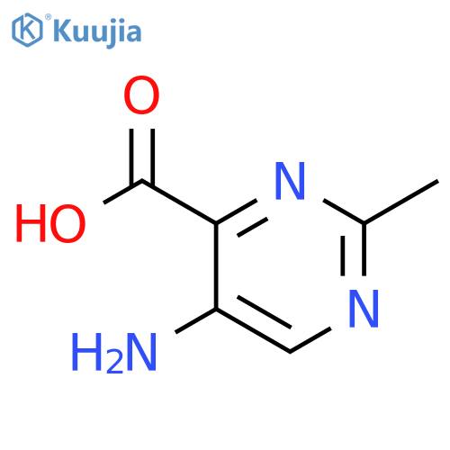 4-Pyrimidinecarboxylicacid,5-amino-2-methyl-(9CI) structure