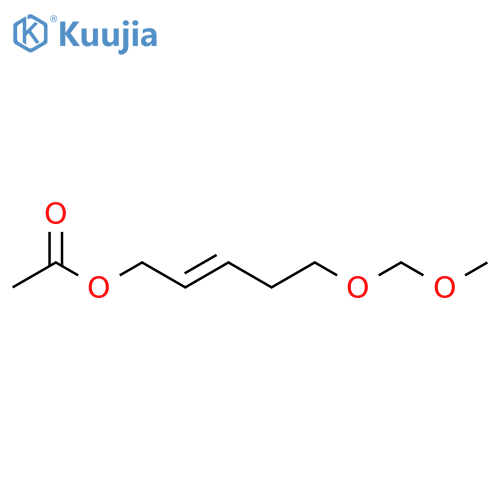2-Penten-1-ol, 5-(methoxymethoxy)-, acetate, (2E)- structure