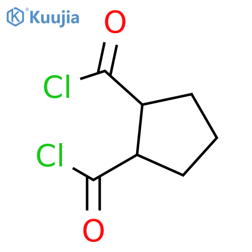 1,2-Cyclopentanedicarbonyldichloride(9CI) structure