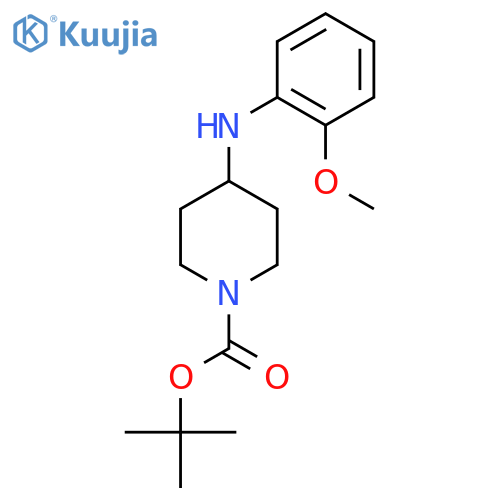 Tert-Butyl 4-(2-Methoxyphenylamino) Piperidine-1-Carboxylate structure
