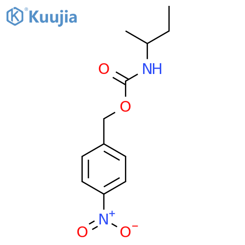 Carbamic acid, [(1S)-1-methylpropyl]-, (4-nitrophenyl)methyl ester structure
