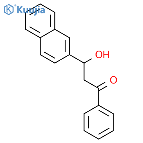 1-Propanone, 3-hydroxy-3-(2-naphthalenyl)-1-phenyl- structure