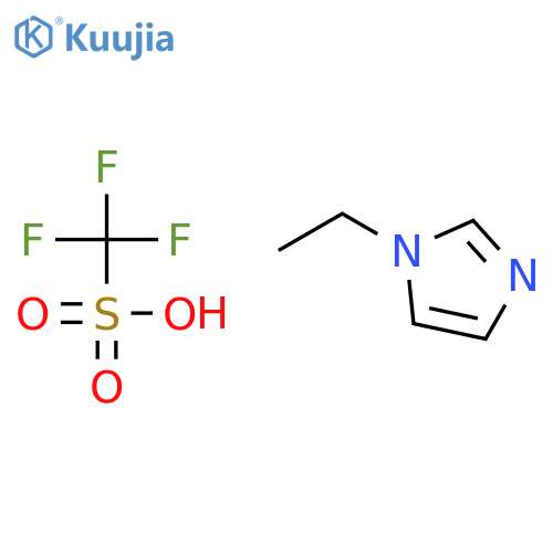 Methanesulfonic acid, trifluoro-, compd. with 1-ethyl-1H-imidazole (1:1) structure