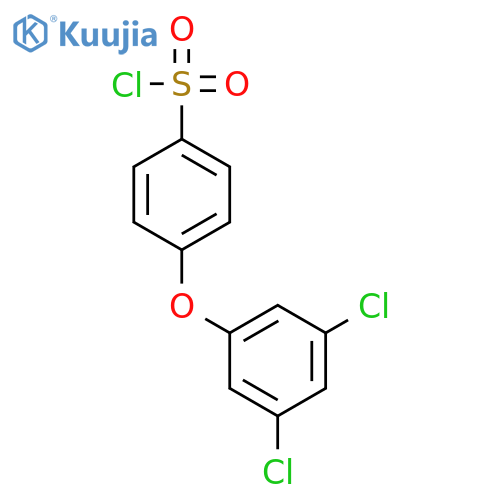 4-(3,5-dichlorophenoxy)benzene-1-sulfonyl chloride structure