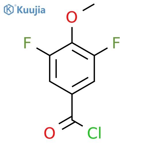 3,5-Difluoro-4-methoxybenzoyl chloride structure