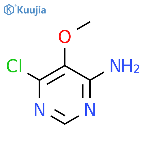 6-chloro-5-methoxypyrimidin-4-amine structure