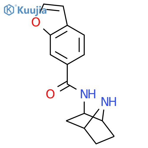 6-Benzofurancarboxamide, N-(1S,2R,4R)-7-azabicyclo[2.2.1]hept-2-yl- structure