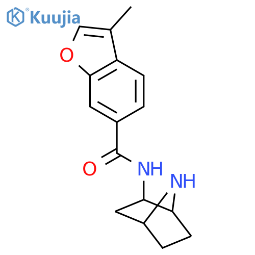 6-Benzofurancarboxamide,N-(1S,2R,4R)-7-azabicyclo[2.2.1]hept-2-yl-3-methyl- structure