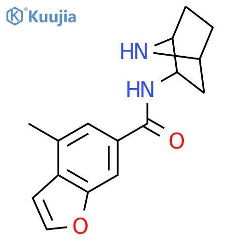 6-Benzofurancarboxamide,N-(1S,2R,4R)-7-azabicyclo[2.2.1]hept-2-yl-4-methyl- structure