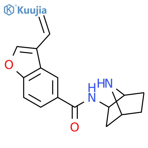 5-Benzofurancarboxamide,N-(1S,2R,4R)-7-azabicyclo[2.2.1]hept-2-yl-3-ethenyl- structure