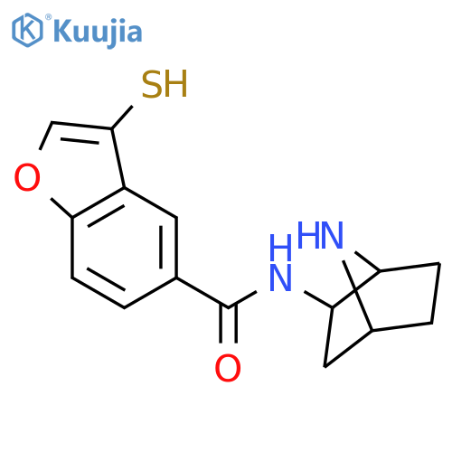 5-Benzofurancarboxamide,N-(1S,2R,4R)-7-azabicyclo[2.2.1]hept-2-yl-3-mercapto- structure