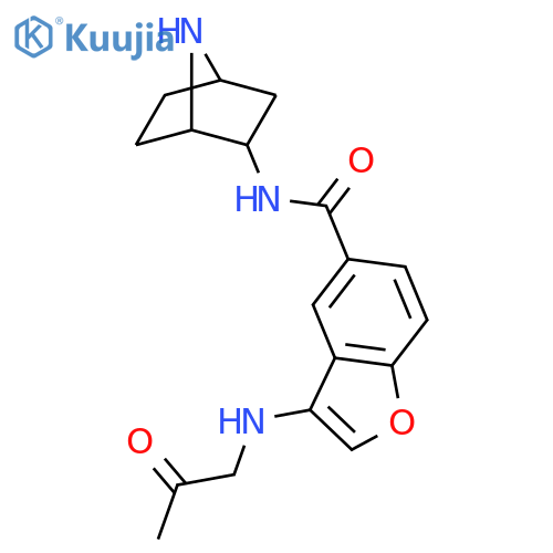 5-Benzofurancarboxamide,3-(acetylmethylamino)-N-(1S,2R,4R)-7-azabicyclo[2.2.1]hept-2-yl- structure