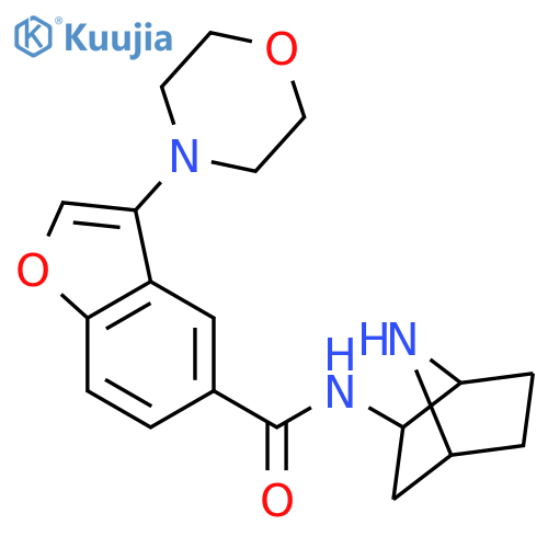5-Benzofurancarboxamide,N-(1S,2R,4R)-7-azabicyclo[2.2.1]hept-2-yl-3-(4-morpholinyl)- structure