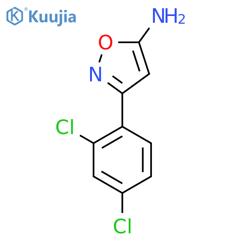 3-(2,4-Dichlorophenyl)-1,2-oxazol-5-amine structure