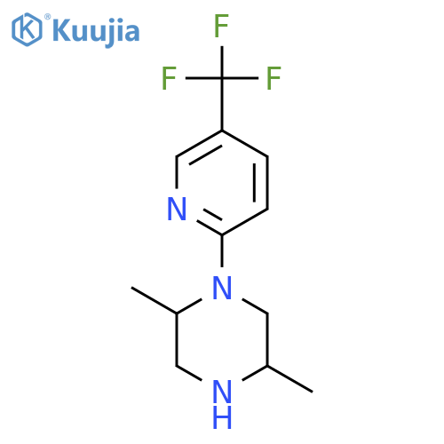 Piperazine, 2,5-dimethyl-1-[5-(trifluoromethyl)-2-pyridinyl]- structure