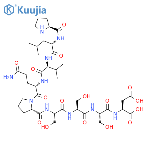 L-Aspartic acid,L-prolyl-L-leucyl-L-valyl-L-glutaminyl-L-prolyl-L-seryl-L-seryl-L-seryl- structure