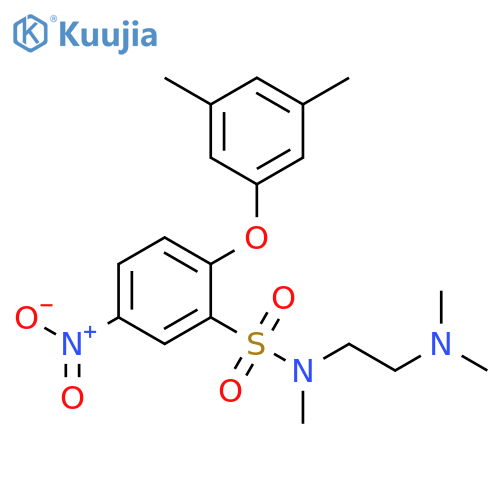 Benzenesulfonamide,N-[2-(dimethylamino)ethyl]-2-(3,5-dimethylphenoxy)-N-methyl-5-nitro- structure