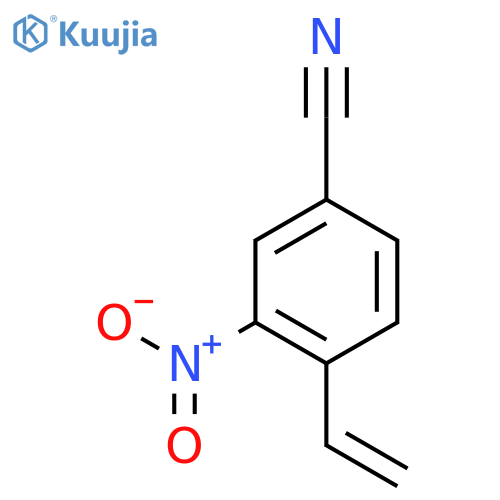 Benzonitrile, 4-ethenyl-3-nitro- structure