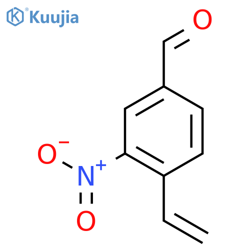 Benzaldehyde, 4-ethenyl-3-nitro- structure