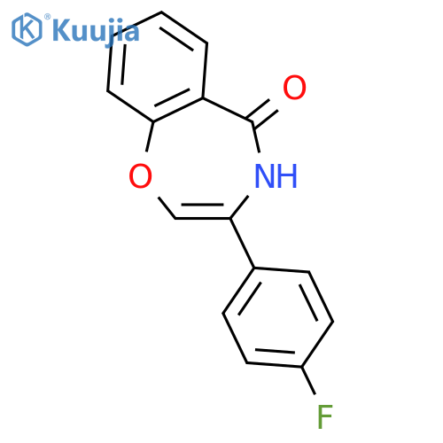 1,4-Benzoxazepin-5(4H)-one, 3-(4-fluorophenyl)- structure