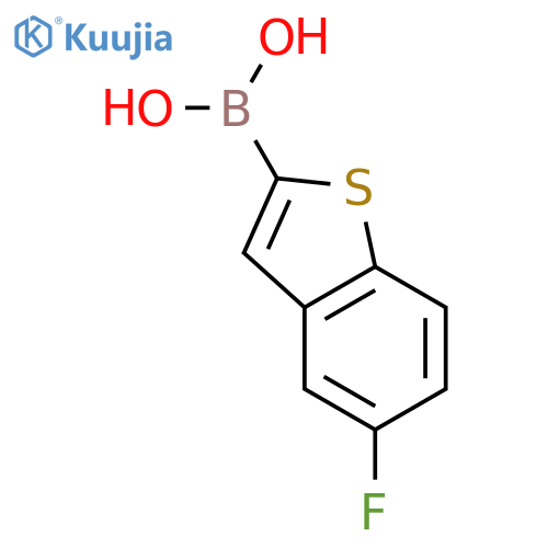 5-Fluorobenzobthien-2-ylboronic Acid structure