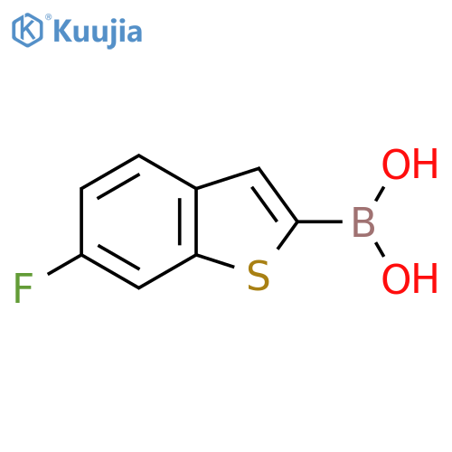 6-Fluorobenzobthiene-2-boronic acid structure