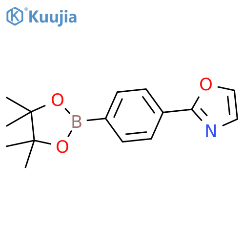 2-4-(4,4,5,5-Tetramethyl-1,3,2dioxaborolan-2-Yl)-Phenyl-Oxazole structure