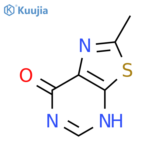 Thiazolo[5,4-d]pyrimidin-7(4H)-one, 2-methyl- structure