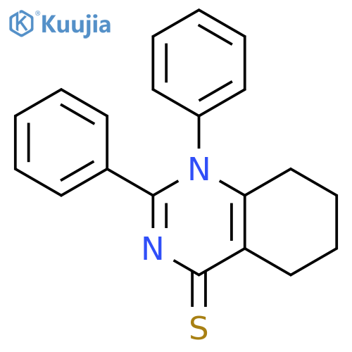 1,2-diphenyl-1,4,5,6,7,8-hexahydroquinazoline-4-thione structure
