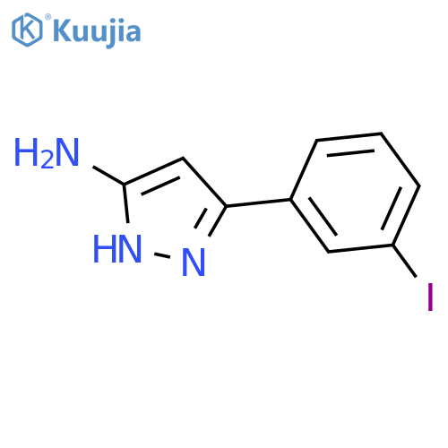 3-(3-Iodophenyl)-1H-pyrazol-5-amine structure