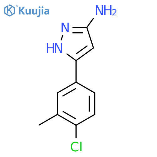 3-(4-Chloro-3-methylphenyl)-1h-pyrazol-5-amine structure