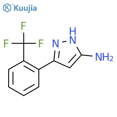 3-2-(Trifluoromethyl)phenyl-1H-pyrazol-5-amine structure