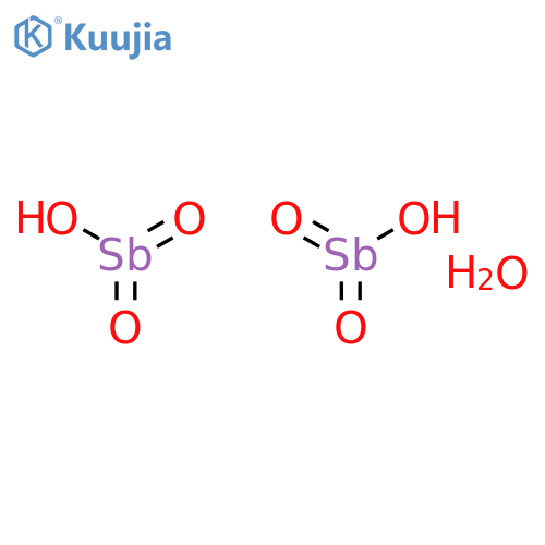 STIBINE OXIDE, HYDROXYOXO-, HYDRATE (2:1) structure
