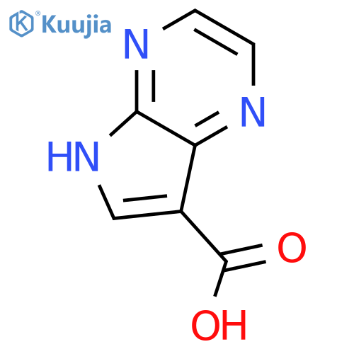 5H-Pyrrolo[2,3-b]pyrazine-7-carboxylic acid structure