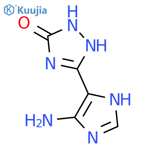 3H-1,2,4-Triazol-3-one,  5-(5-amino-1H-imidazol-4-yl)-1,2-dihydro- structure