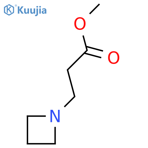 1-Azetidinepropanoicacid,methylester(9CI) structure