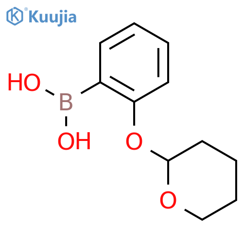 2-(Tetrahydropyran-2-yloxy)phenylboronic Acid structure