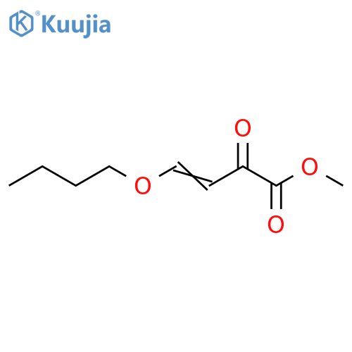 3-Butenoic acid, 4-butoxy-2-oxo-, methyl ester structure
