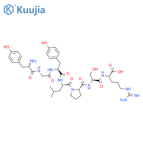 L-Arginine, L-tyrosylglycyl-L-tyrosyl-L-leucyl-L-prolyl-L-seryl- structure