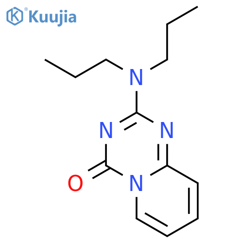 4H-Pyrido[1,2-a]-1,3,5-triazin-4-one, 2-(dipropylamino)- structure